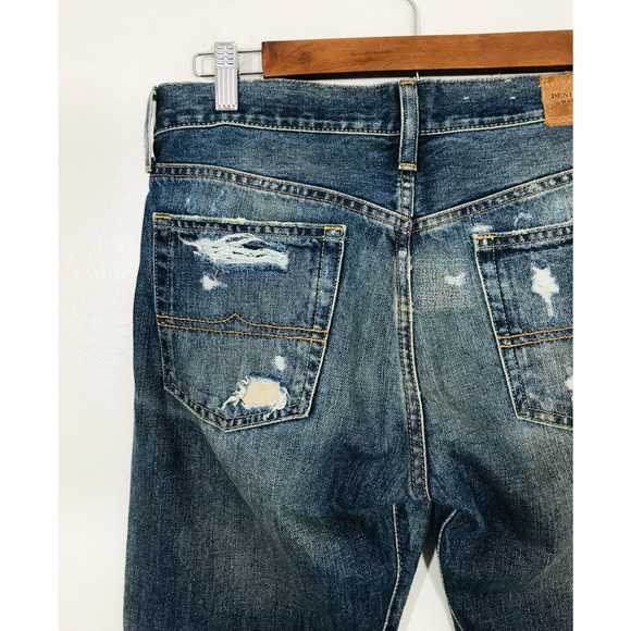 Ralph Lauren x Denim Supply Boyfriend Jeans Distressed Camo Vtg Deadstock, 26 - Picture 6 of 16